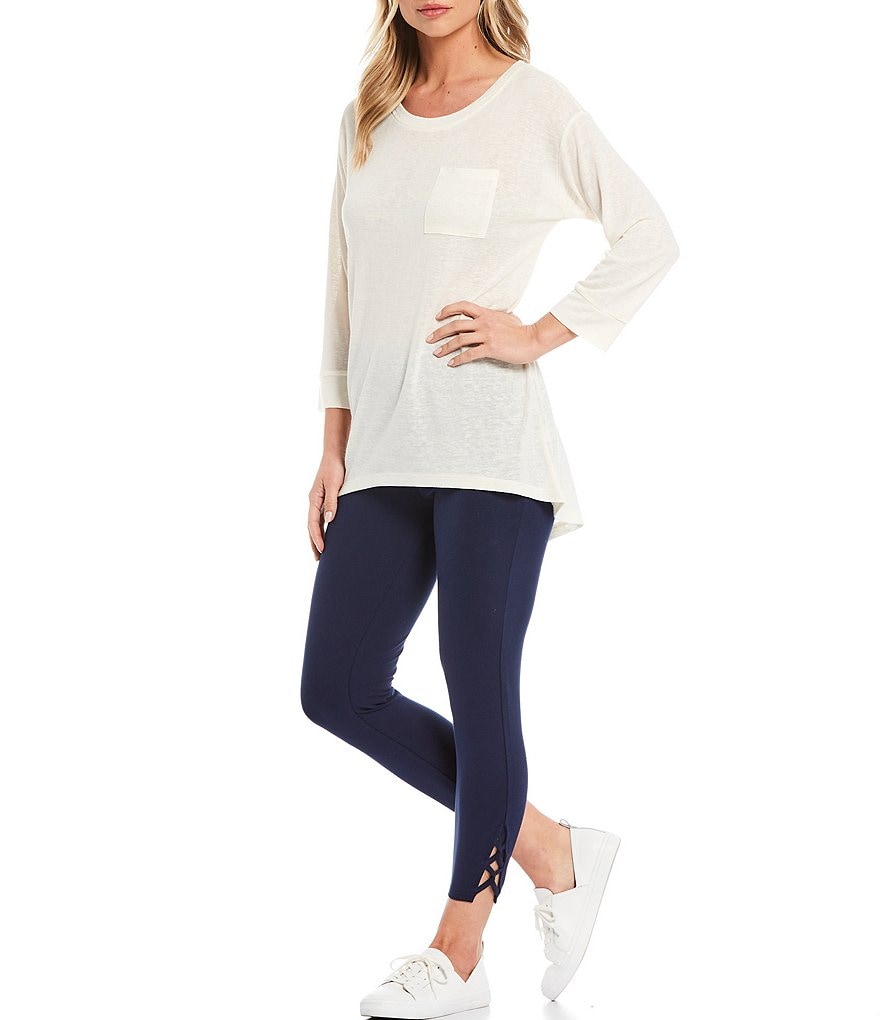 Intro Loop Strap Hem Detail 7/8 Ankle Leggings