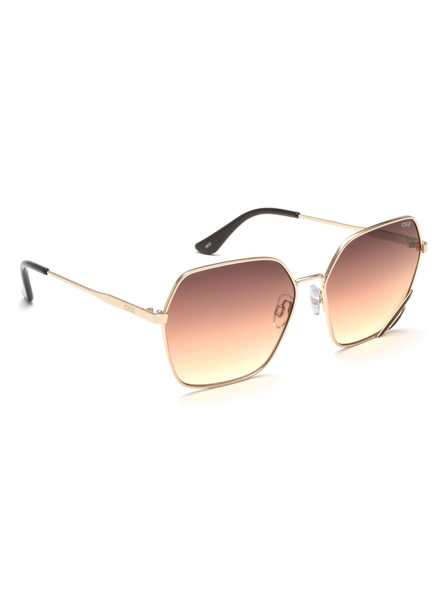 IDEE Brown Square UV Protection Sunglasses for Women
