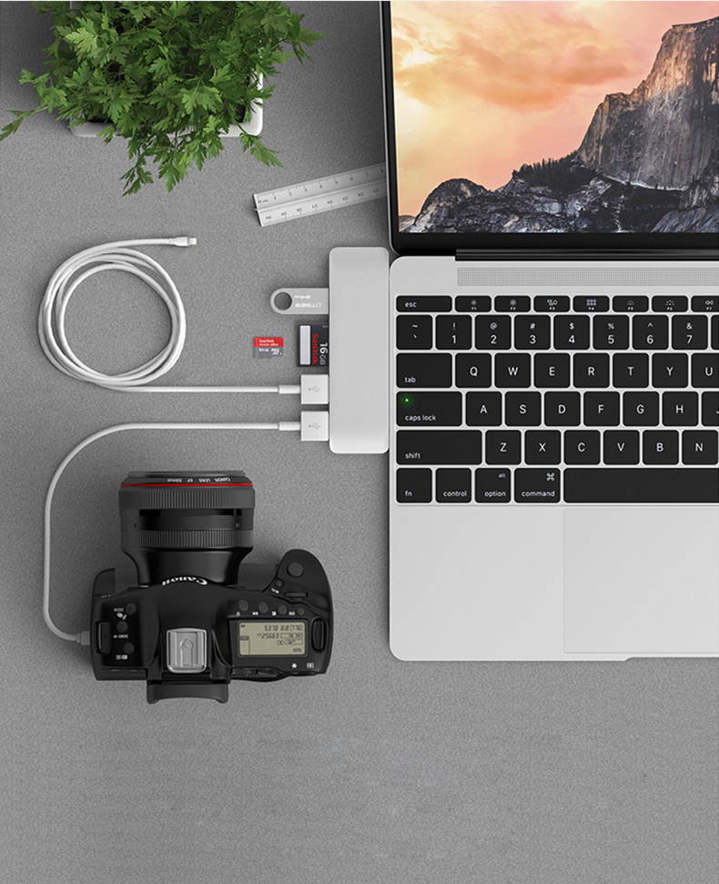 ESTONE USB Hub USB C to HDMI Adapter for Samsung S8/S9/Note8/Note9 Dex Mode Thunderbolt 3 Adapter for Macbook Pro/Air 2016 2017 Support HDMI4K*2K60HZ 4K*2K30HZ 1080P60HZ 1080P30HZ 720P-Gary