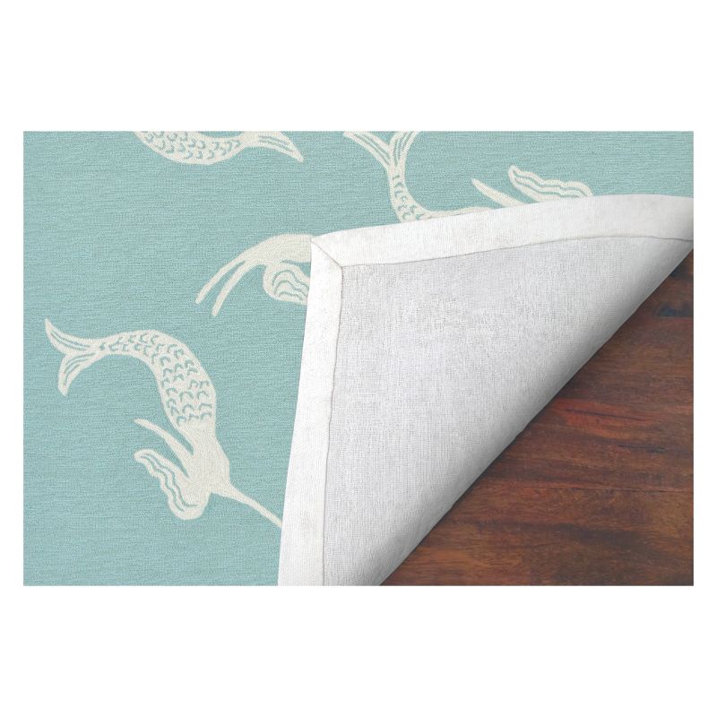 Blue Mermaid Tufted Area Rug 5'X7'6" - Liora Manne
