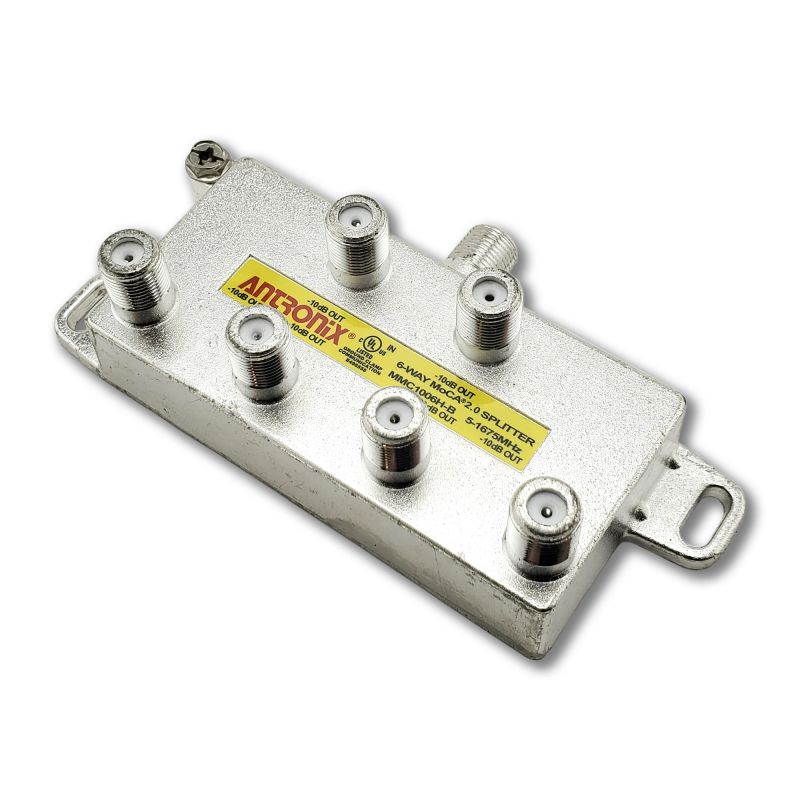 3 way antronix mmc1003hb 51675 mhz moca 2.0 splitter for frontier formerly verizon fios