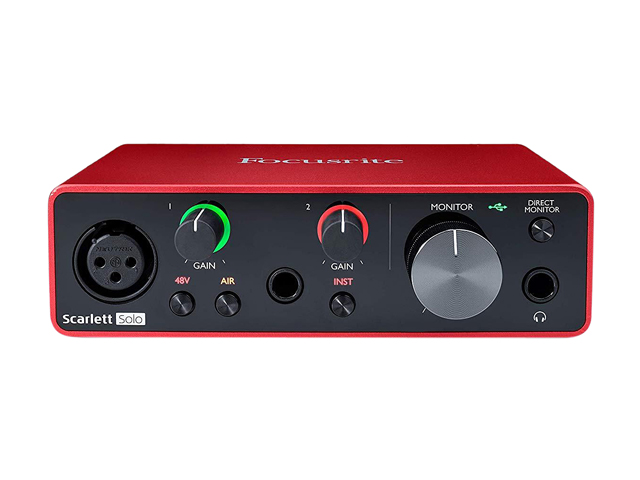 Focusrite Scarlett Solo 3rd Generation Audio Interface