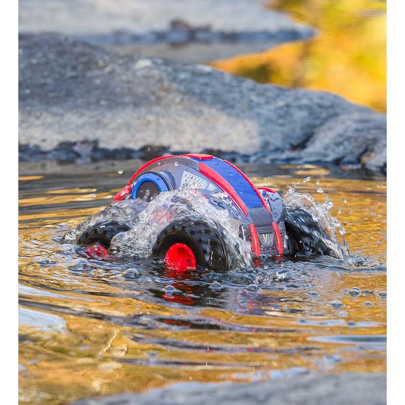 HearthSong - Water Rover All-Terrain Remote Control Car with Thick Tires for Advanced Tumbling Tricks