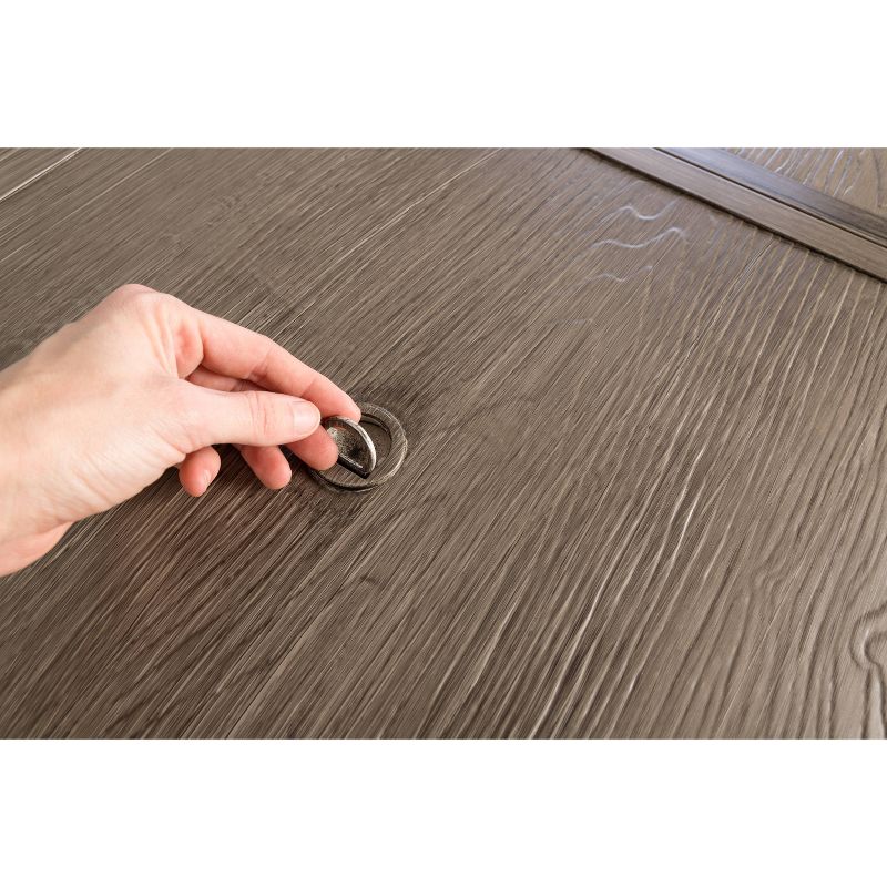 Langhorne Square Aluminum LPG Fire Pit - Light Brown - Fire Sense