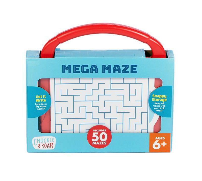 Chuckle & Roar Mega Maze - Portable Travel Mazes