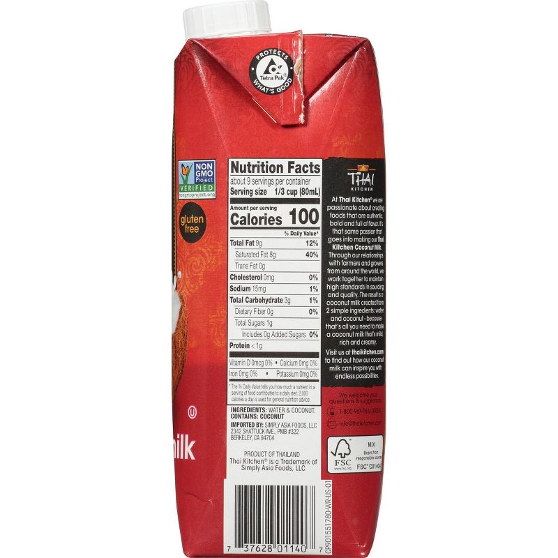 Thai Kitchen Coconut Milk - 25.36 fl oz