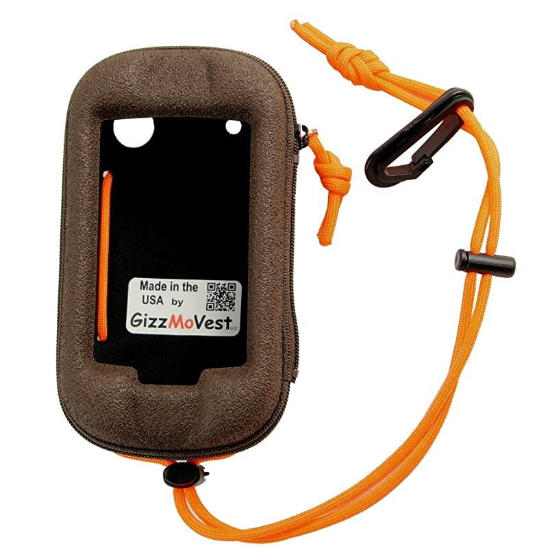 Montana 650t 650 600 HeavyDuty Case in Hunters Coffee w Cord Loop Lanyard wClip MADE IN THE USA Search GizzMoVest for all colors