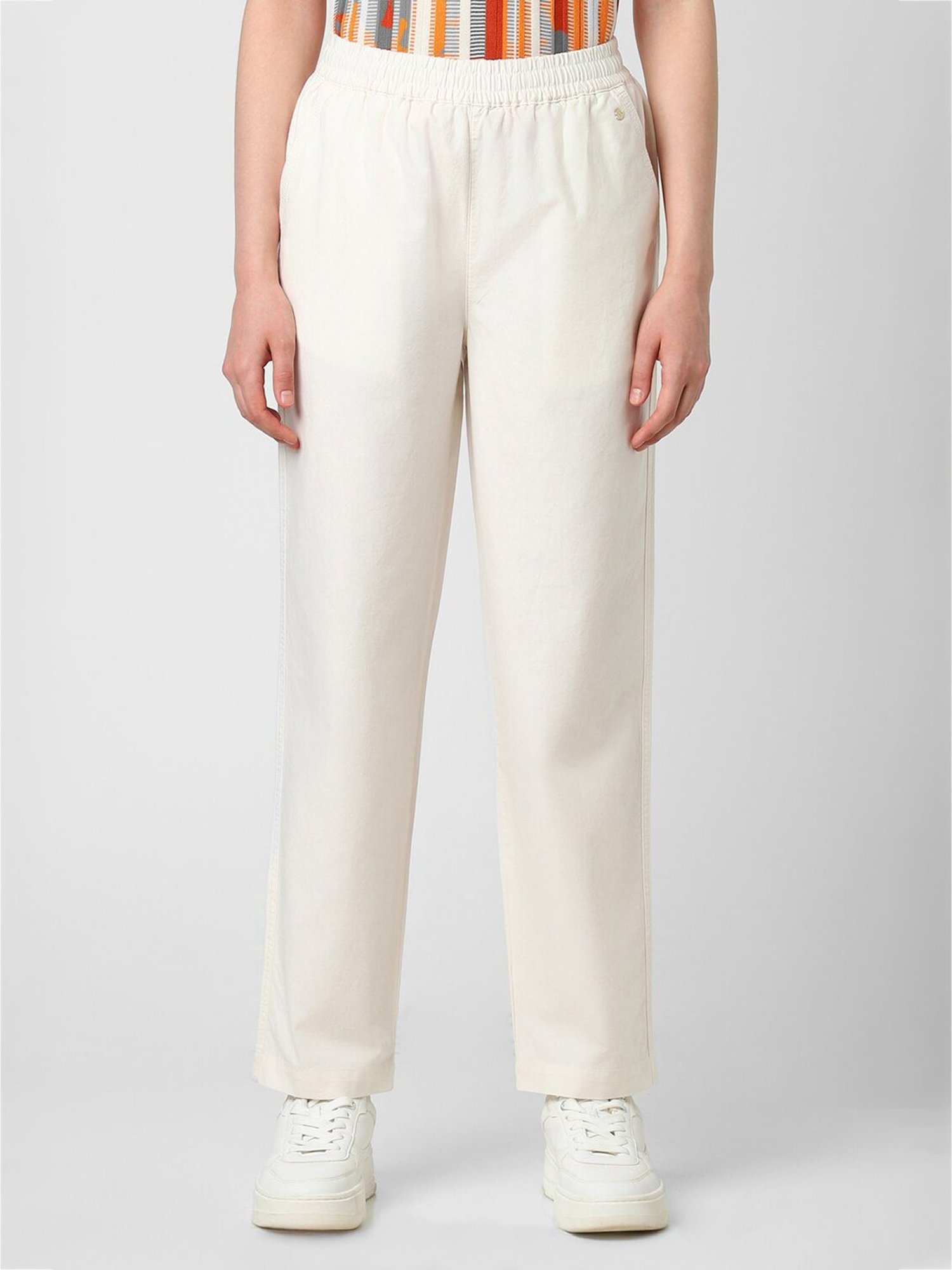 KENDALL + KYLIE Black Mid Rise Bootcut Pants