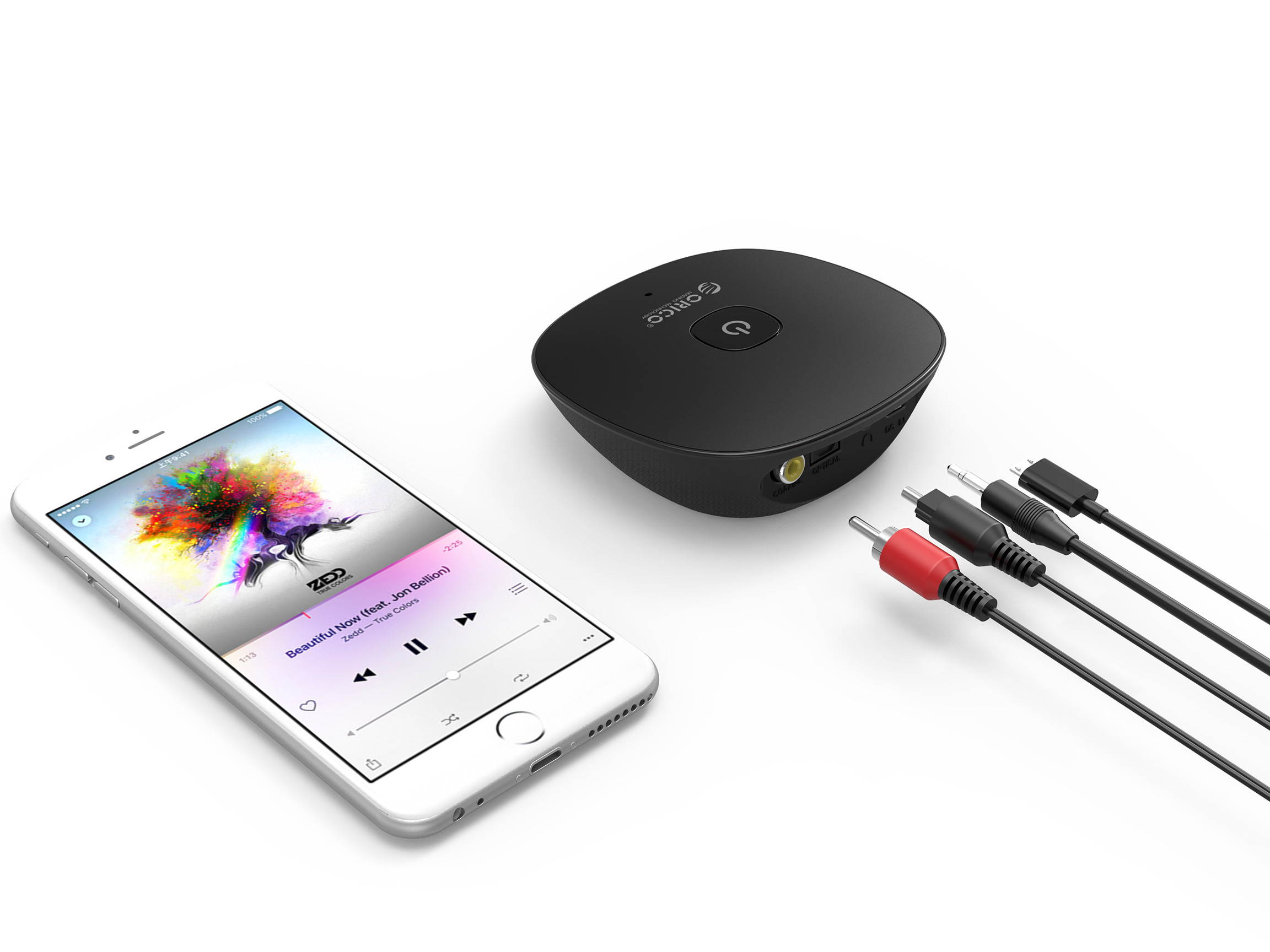 ORICO 4.1 Wireless Bluetooth Receiver NFC3.5MM Aux Receiver Audio Stereo Music Receiver Bluetooth Audio Adapter Car Aux Receiver