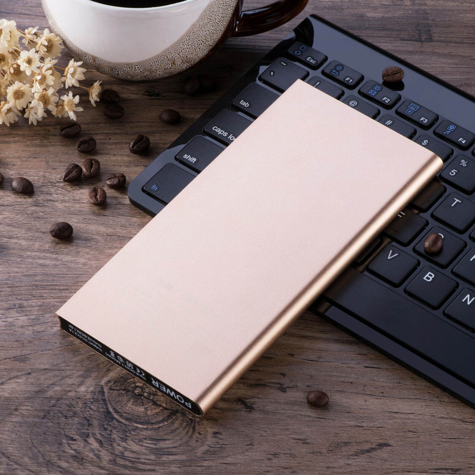 900000mAh Slim 2 USB Portable Battery Charger Solar Power Bank For Phone