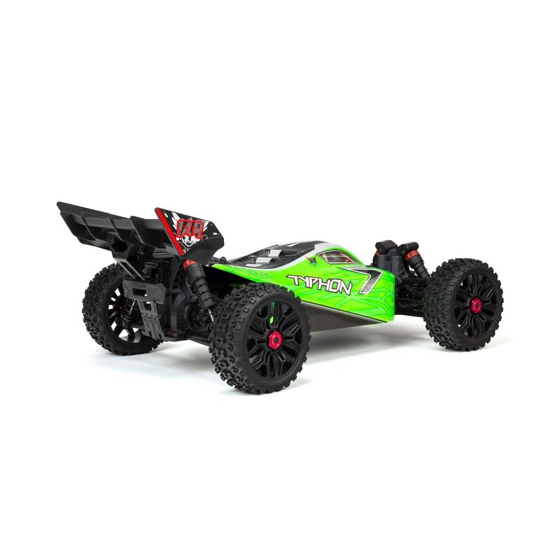 ARRMA 1/10 Typhon 4X4 V3 MEGA 550 Brushed Buggy RC Truck RTR (Transmitter, Receiver, NiMH Battery and Charger Included), Green, ARA4206V3
