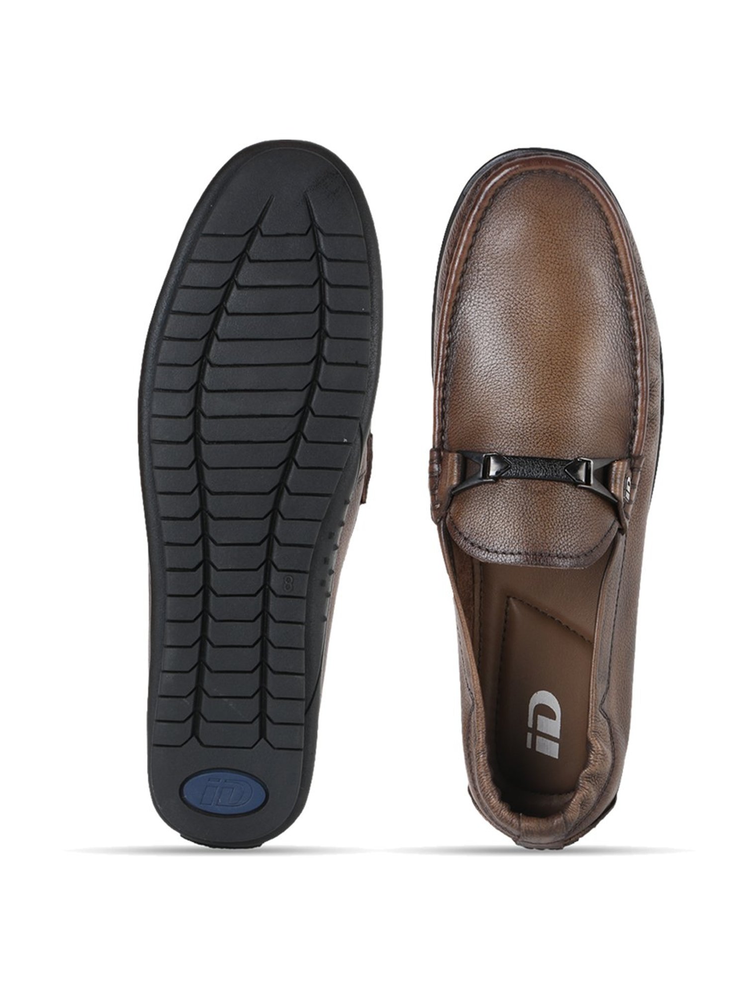 ID Men's Brown Casual Loafers