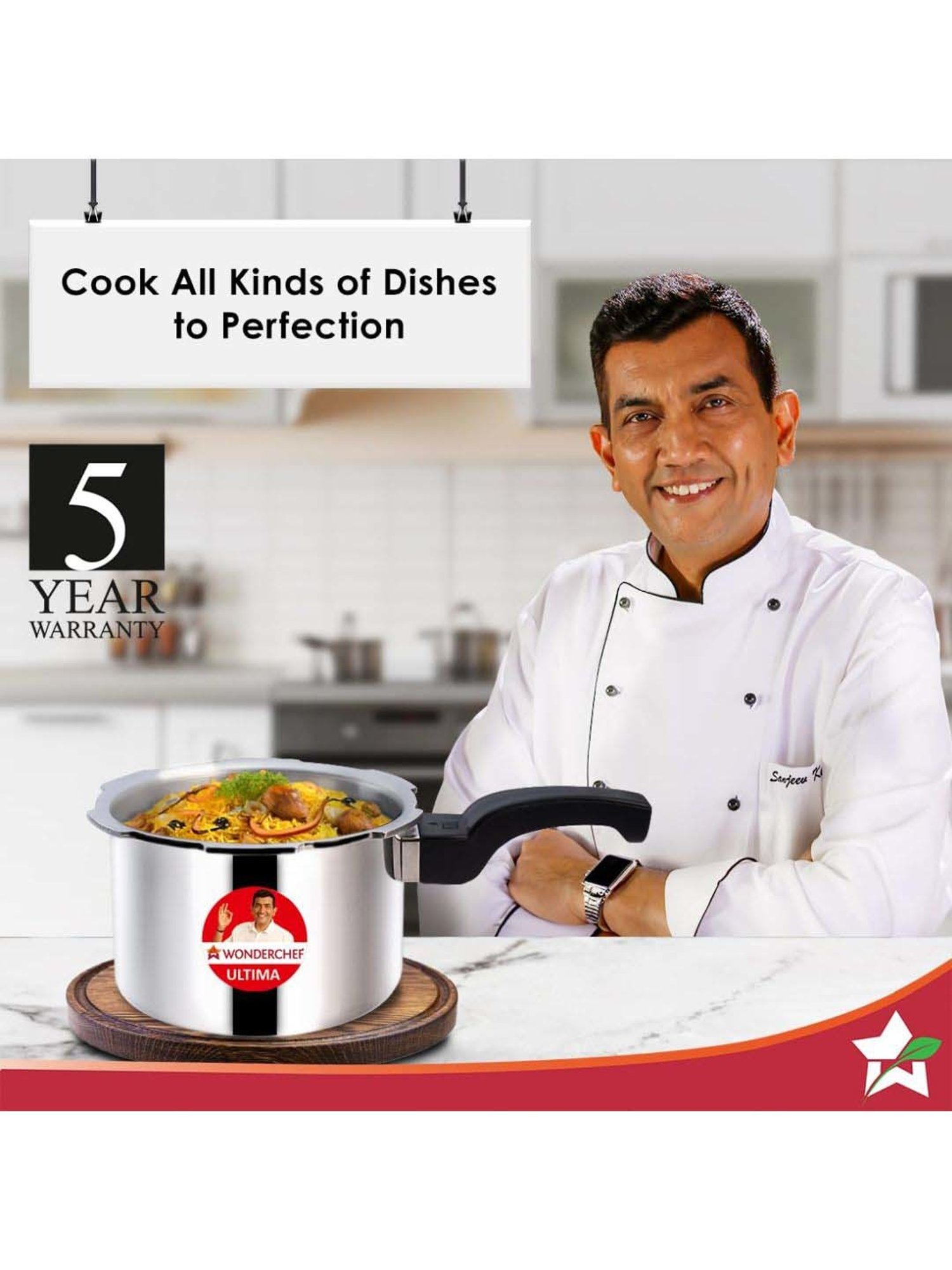 Wonderchef Ultima Outer Lid Pressure Cooker