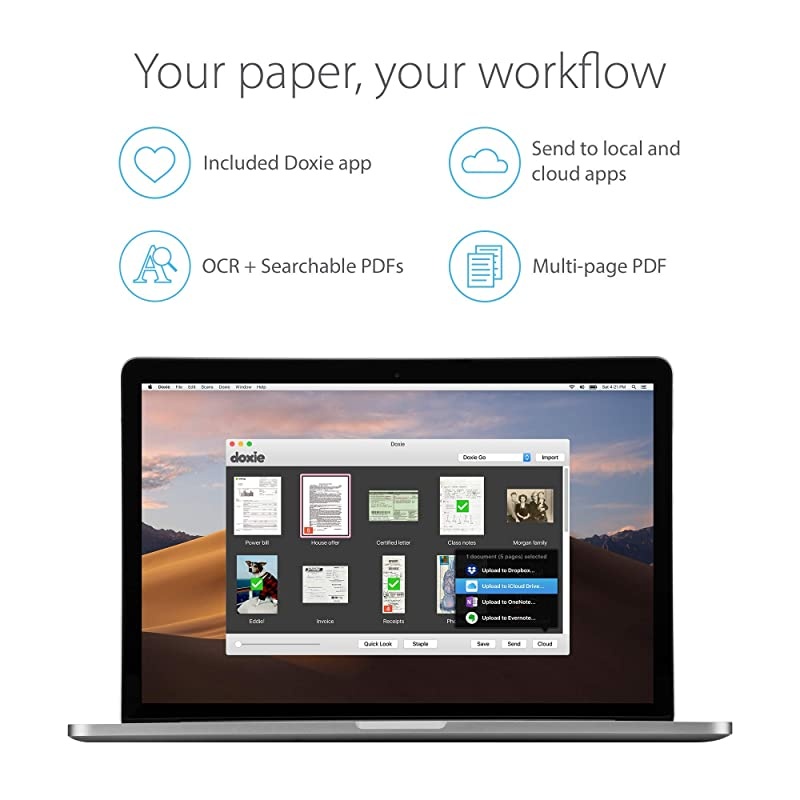 Go SE - The Intuitive Portable Scanner with Rechargeable Battery and Amazing Software