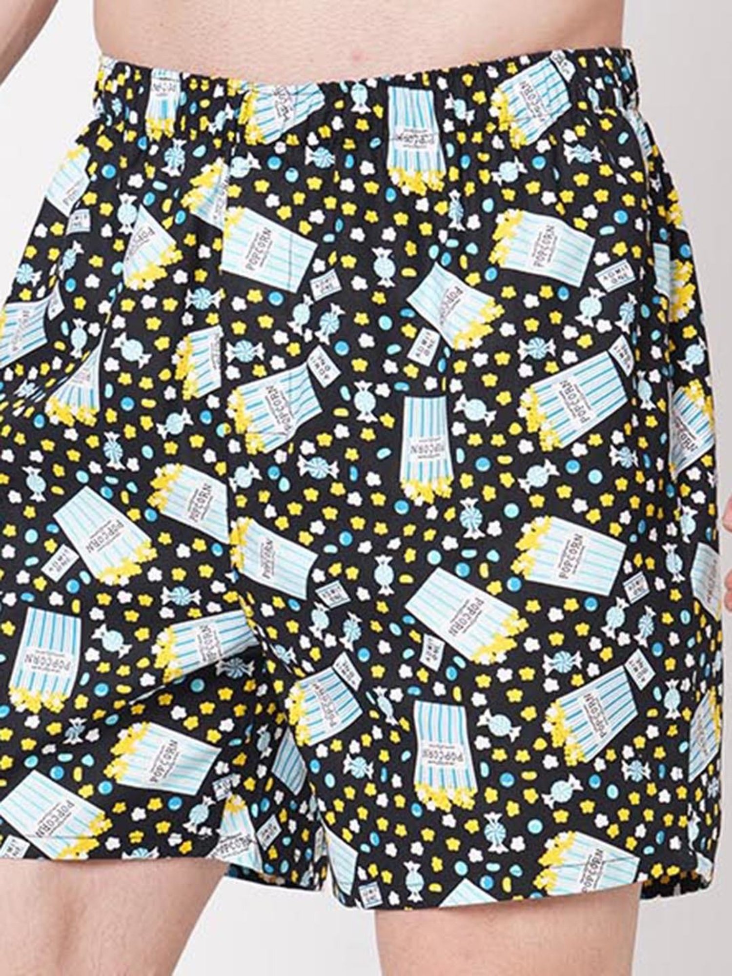 Fitz Multicolor Printed Cotton Boxers - Pack of 3