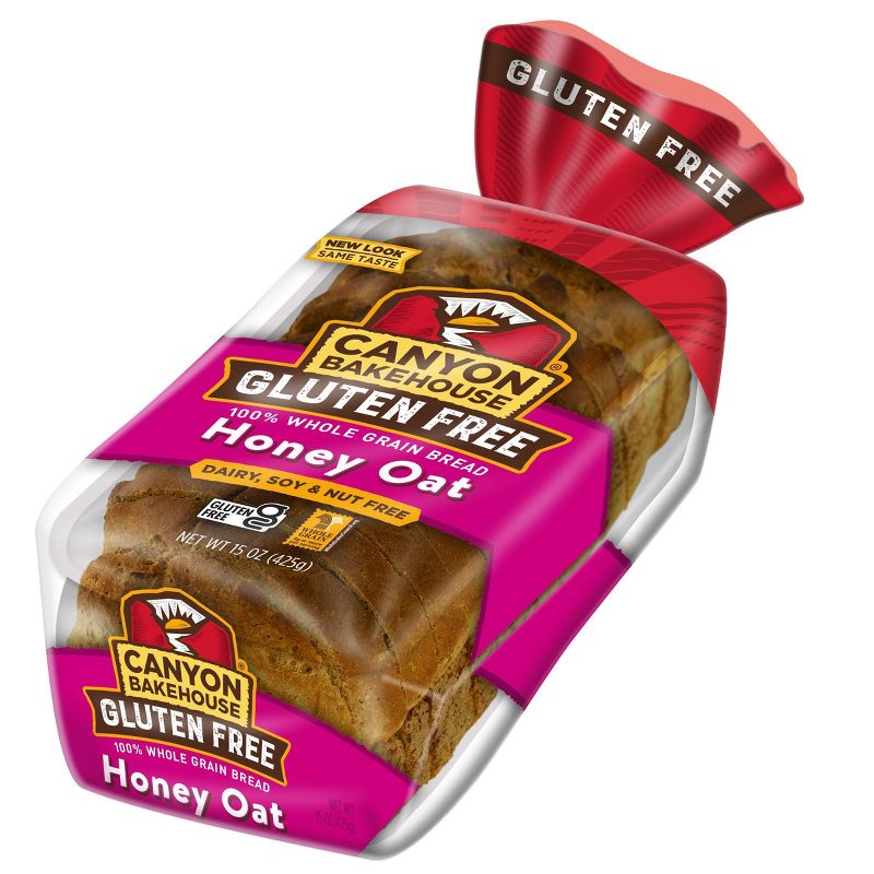 Canyon Bakehouse 100% Whole Grain Honey Oat Bread - 15oz