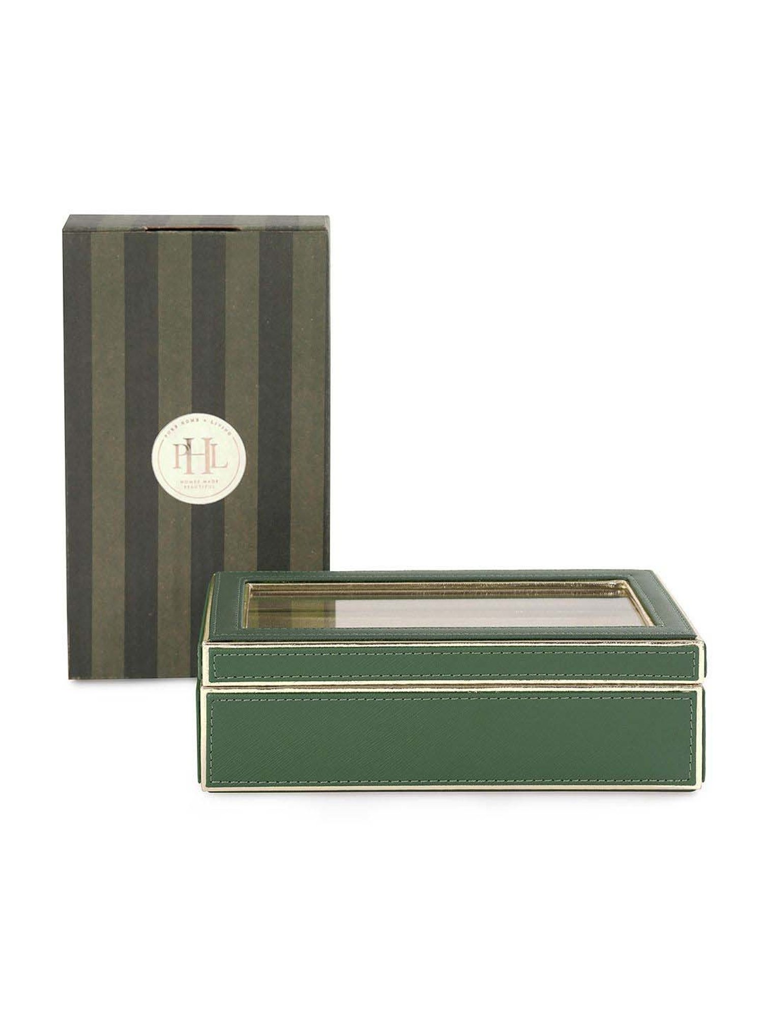 Pure Home and Living Green Mdf Storage Box