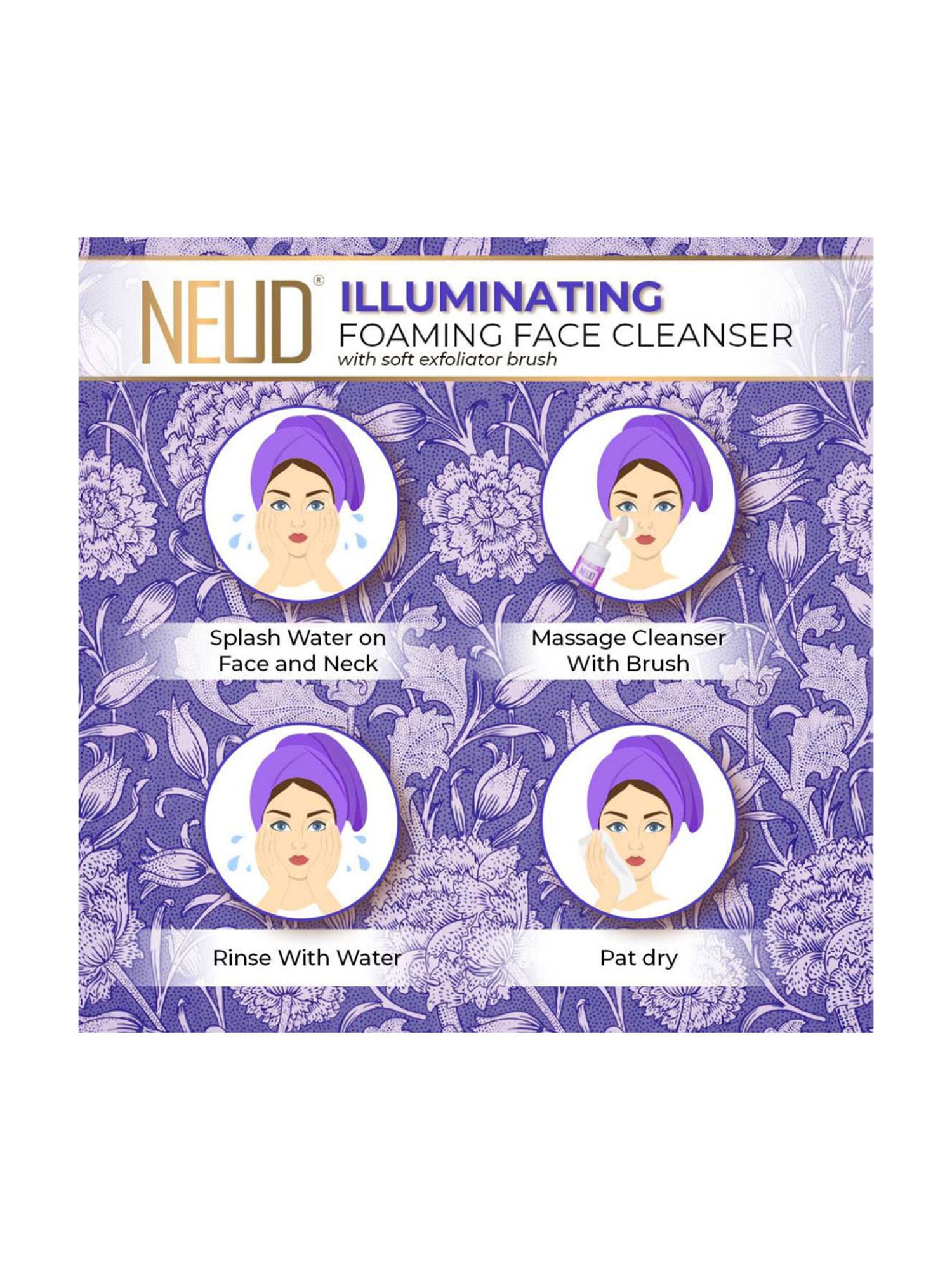 NEUD Illuminating Foaming Face Cleanser - 150 ml (Pack of 1)