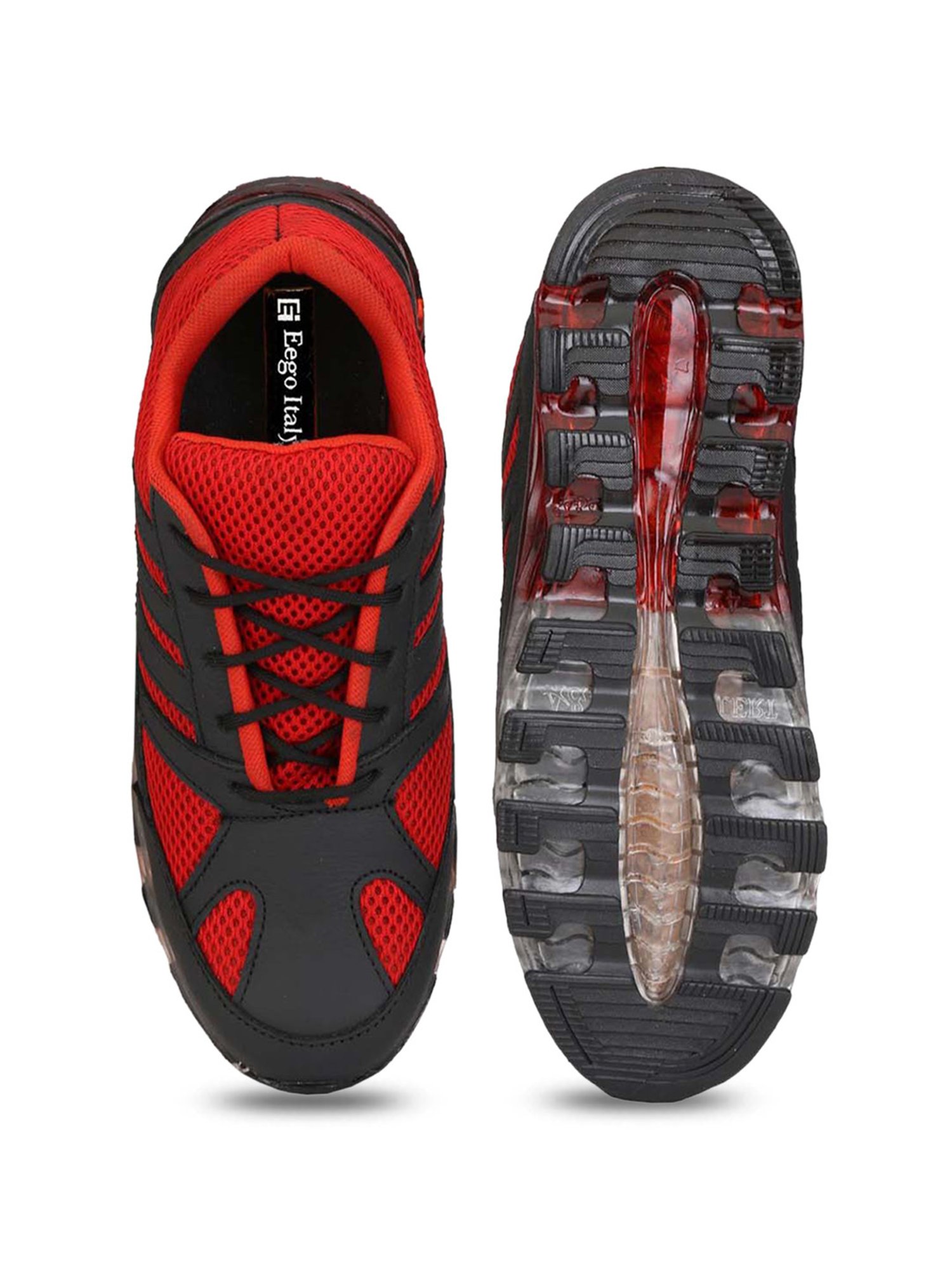 Eego Italy Men's Red Running Shoes