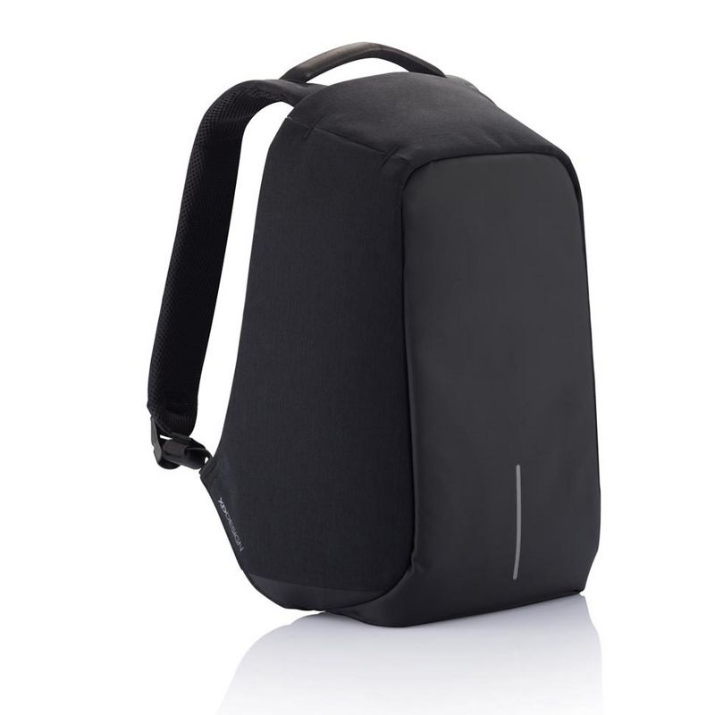 XD Design P705.561 Bobby Extra Large Anti Theft Compact Travel Laptop Case Backpack with USB Port and Hidden Compartments, Black