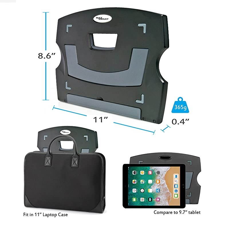 Tablet Drawing Stand Laptop Stand Riser Book Reading Stand Foldable Portable and Adjustable 6 Angles for Laptop Digital Graphic Drawing Tablet Artisul iPad Pro Wacom Cintiq Gray