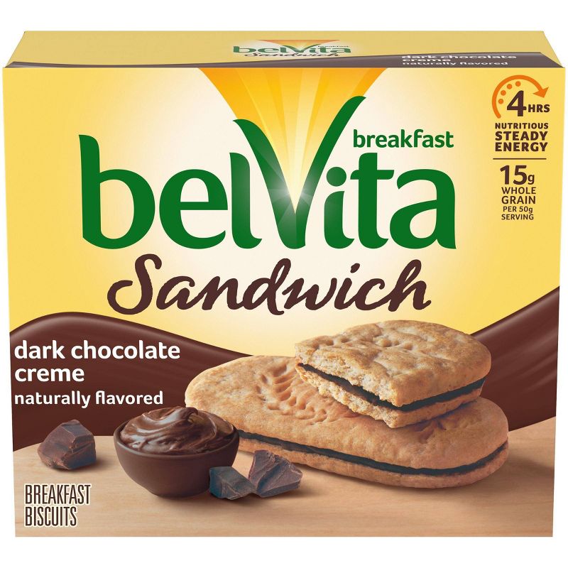 belVita Dark Chocolate Crème Breakfast Biscuits - 5 Packs