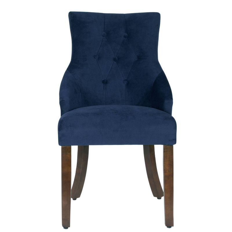 Tufted Accent Chair Blue - HomePop