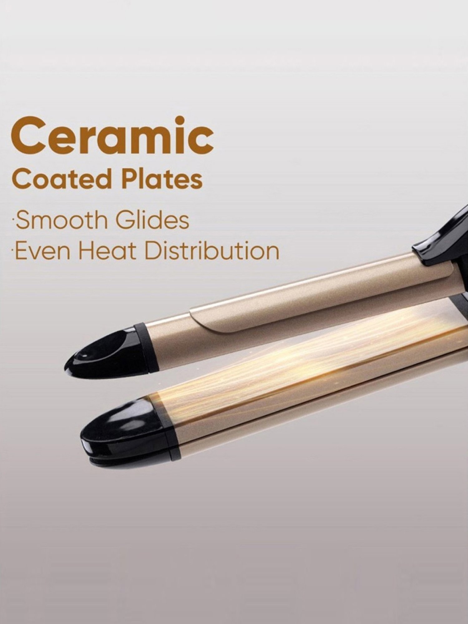 Vega Keratin 4 in 1 Hair Styler - Hair Straightener, Crimper and Curler for Women, VHSCC-05