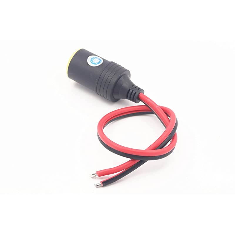 12V 30A Female Car Cigar Cigarette Lighter Socket Plug Connector Adapter