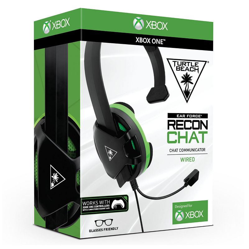 Turtle Beach Recon Chat Wired Gaming Headset for Xbox One/Series X|S - Black/Green