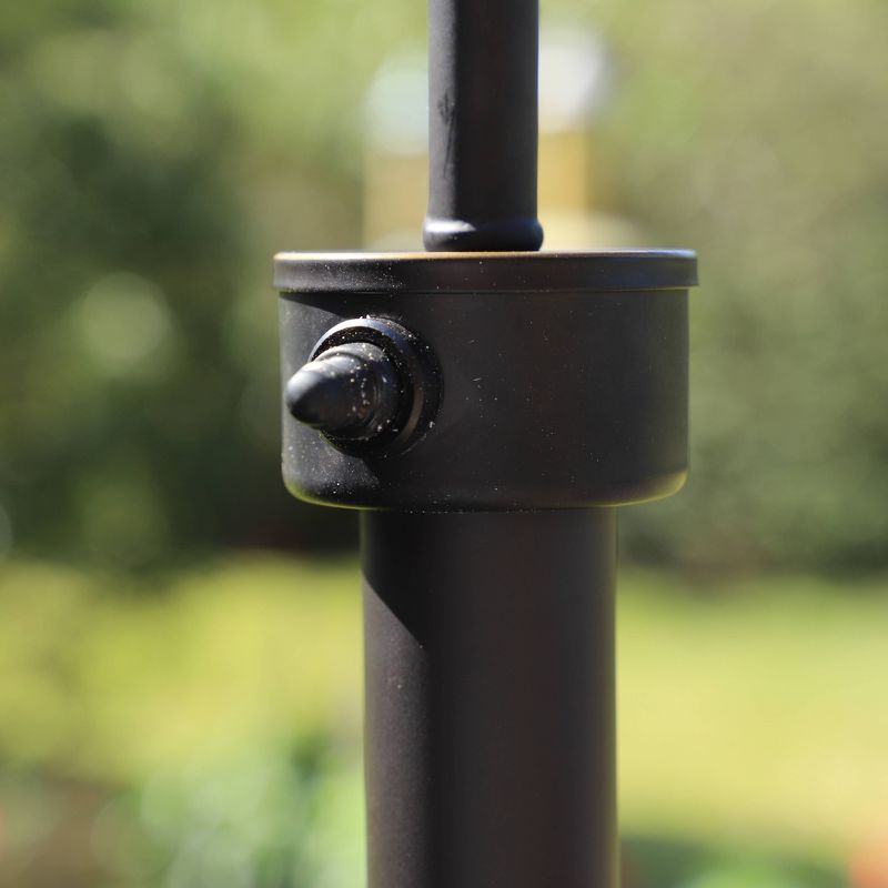 8" LED Solar Portable Outdoor Lantern with Flame - Techko Kobot