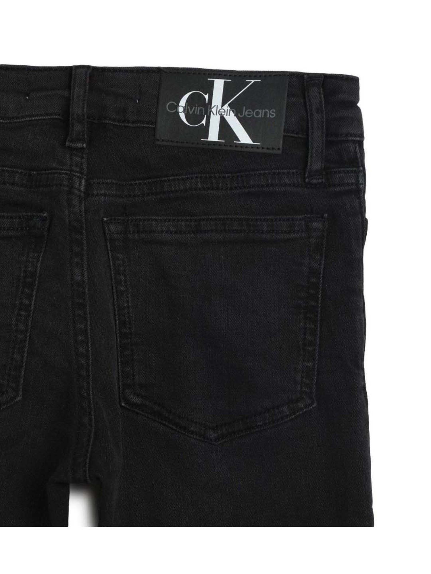 Calvin Klein Jeans Girls Black Regular Fit Jeans
