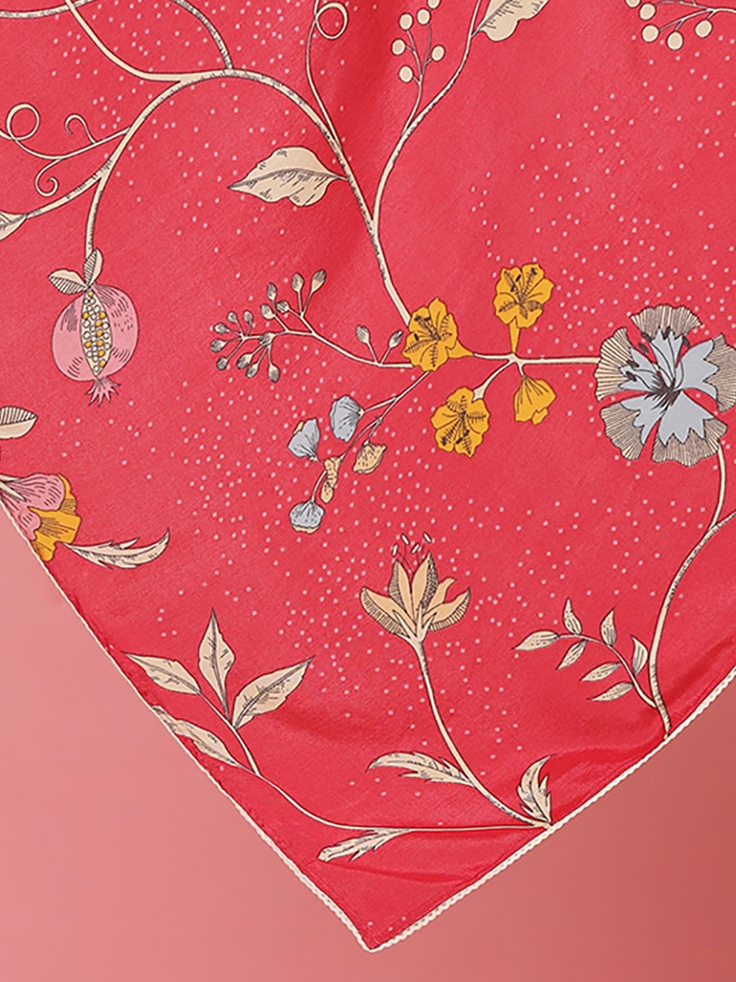 Marigold Lane Pink Floral Print Stole