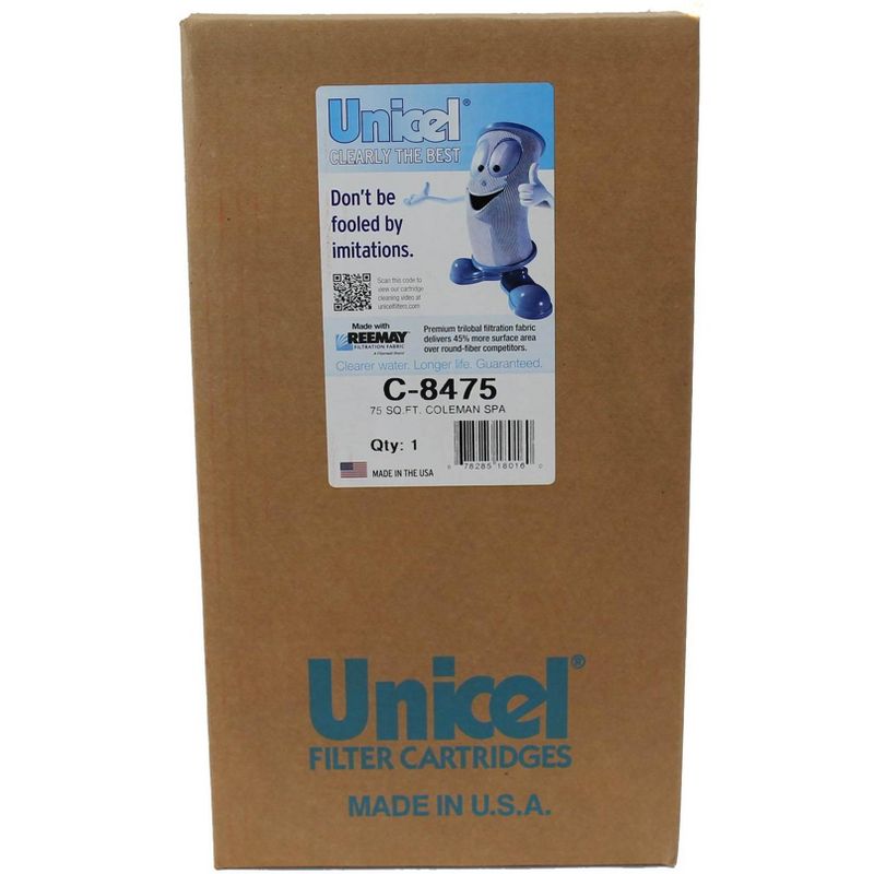 4) Unicel C-8475 Coleman Maax Spas Replacement Filter Cartridges 75 Sq Ft Each