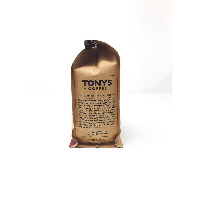 Tony's Coffee Espresso Noir Dark Roast Whole Bean Coffee - 12oz