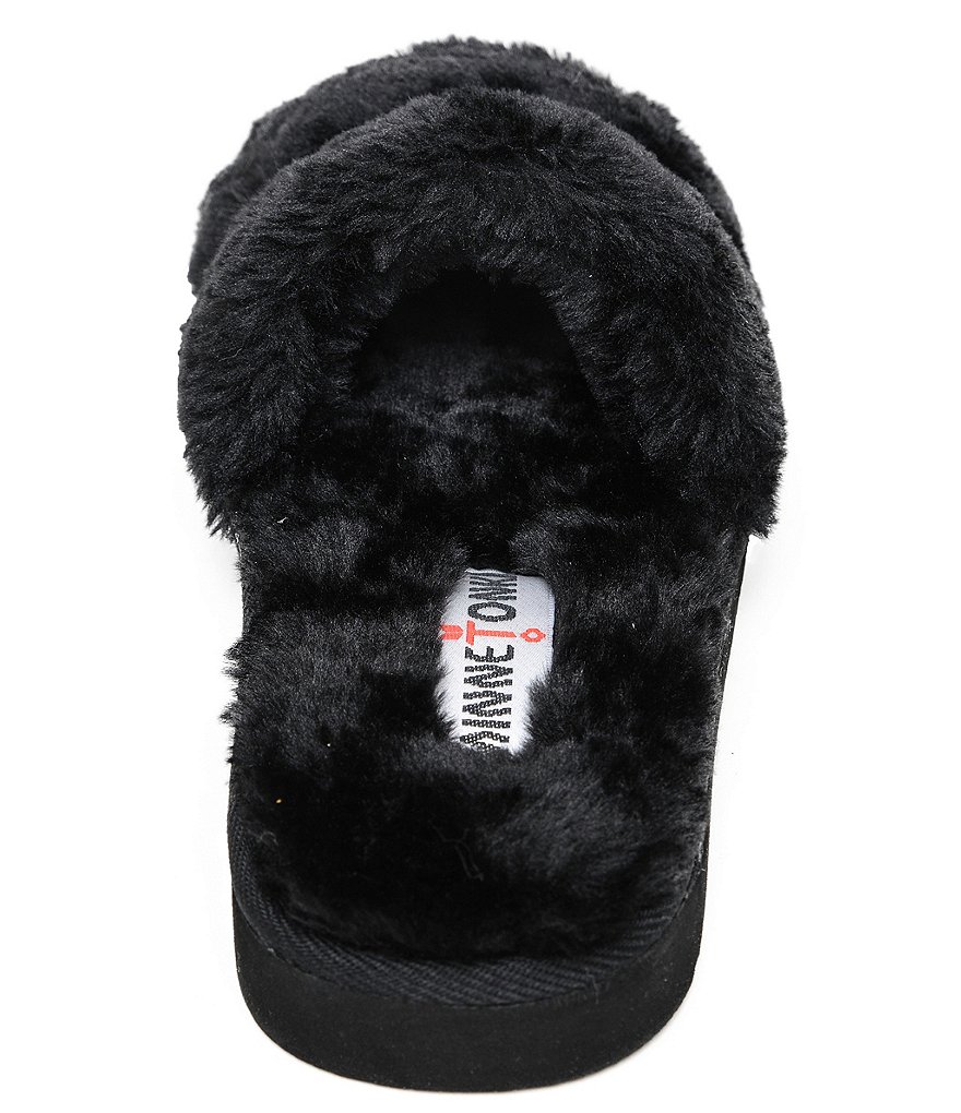 Minnetonka London Faux Fur Slides