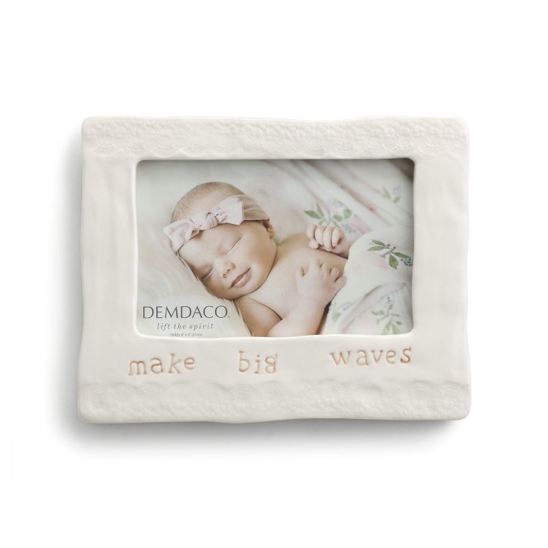 DEMDACO Pink Make Big Waves Frame 8 x 6 - Pink