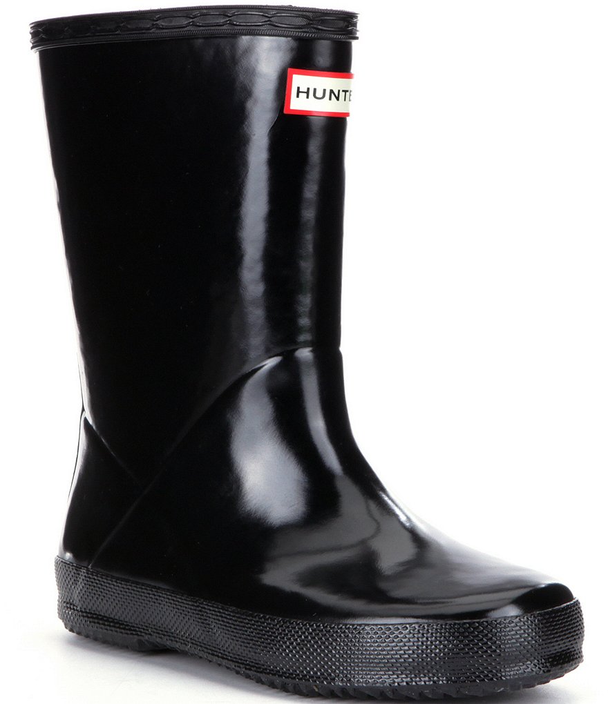 Hunter Kids' First Gloss Waterproof Rain Boots (Toddler)