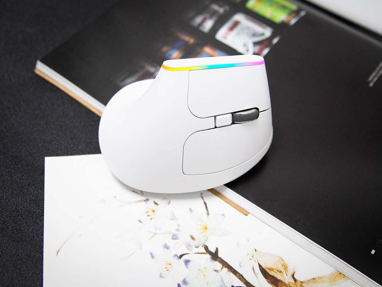 HXSJ Ergonomic Optical Office 2.4G Wireless Gaming Mouse Mice Adjustable 2400 DPI with 6 Buttons for Laptop PC Notebook Computer