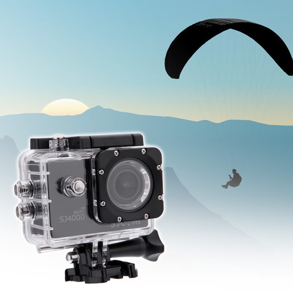 WiFi 1080P Full HD Action Camera Sport DVR 30M Waterproof 1.5" 170&deg; Wide Angle Lens with Battery & USB Cable Accessories