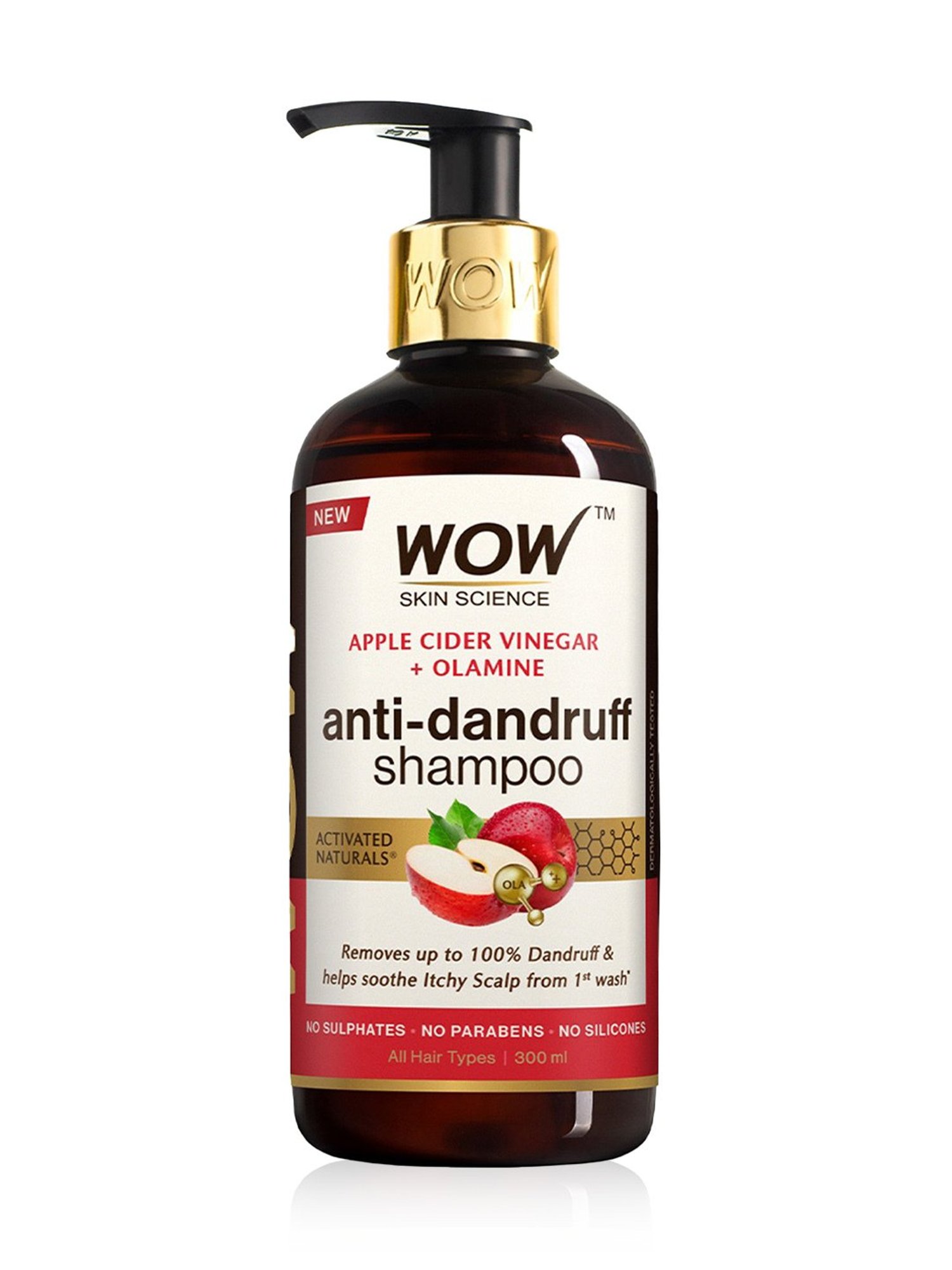 Wow Skin Science Apple Cider Vinegar Shampoo - 300 ml