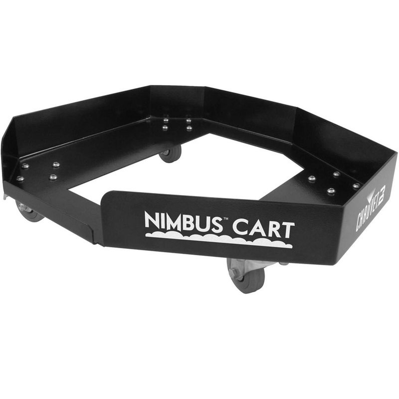 Chauvet DJ Nimbus Dry Ice Low-Lying Fog Smoke Machine Cart with 4 Caster Wheels
