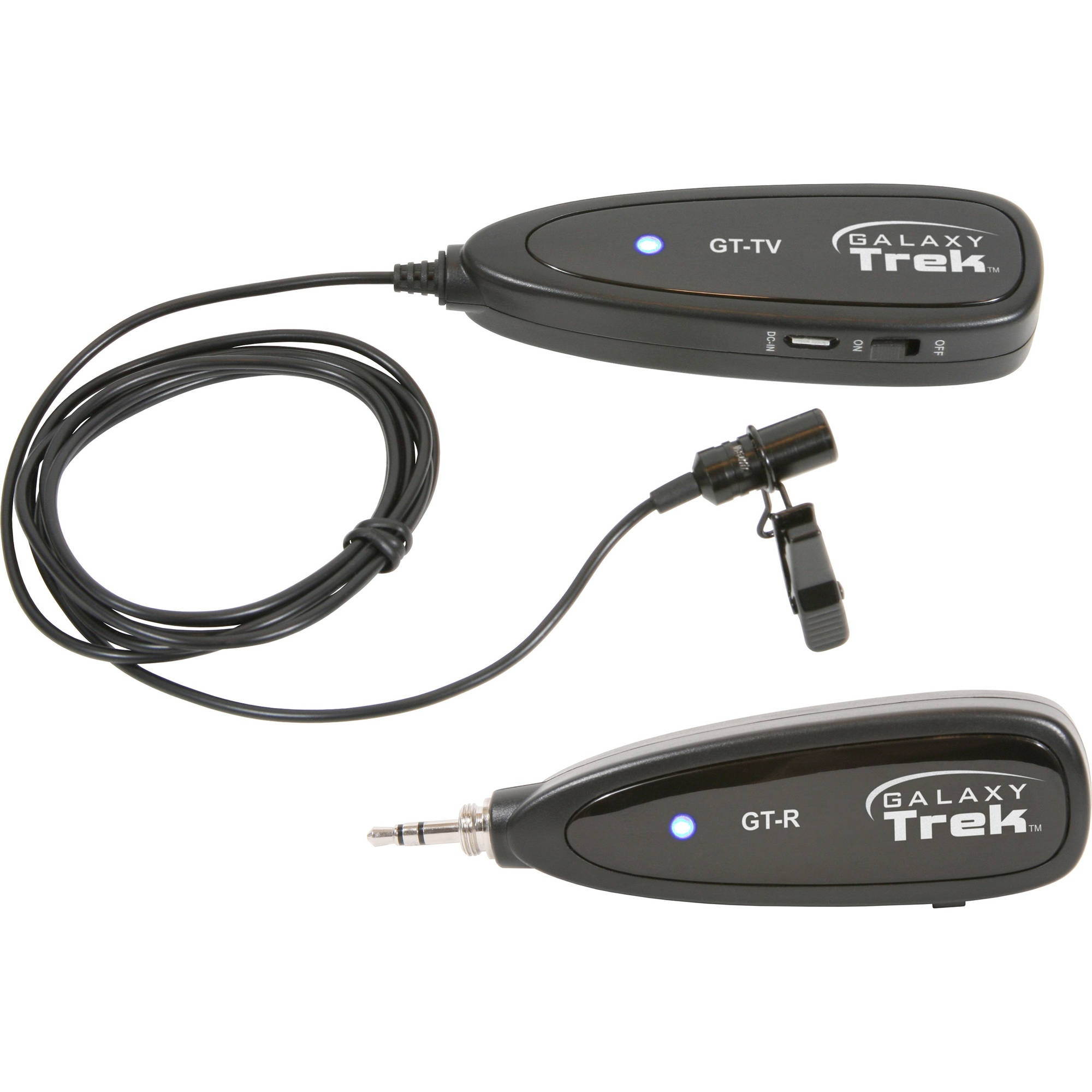Galaxy Audio Trek Series GT-V Battery-Powered Wireless Lavalier Mic System #GTVX