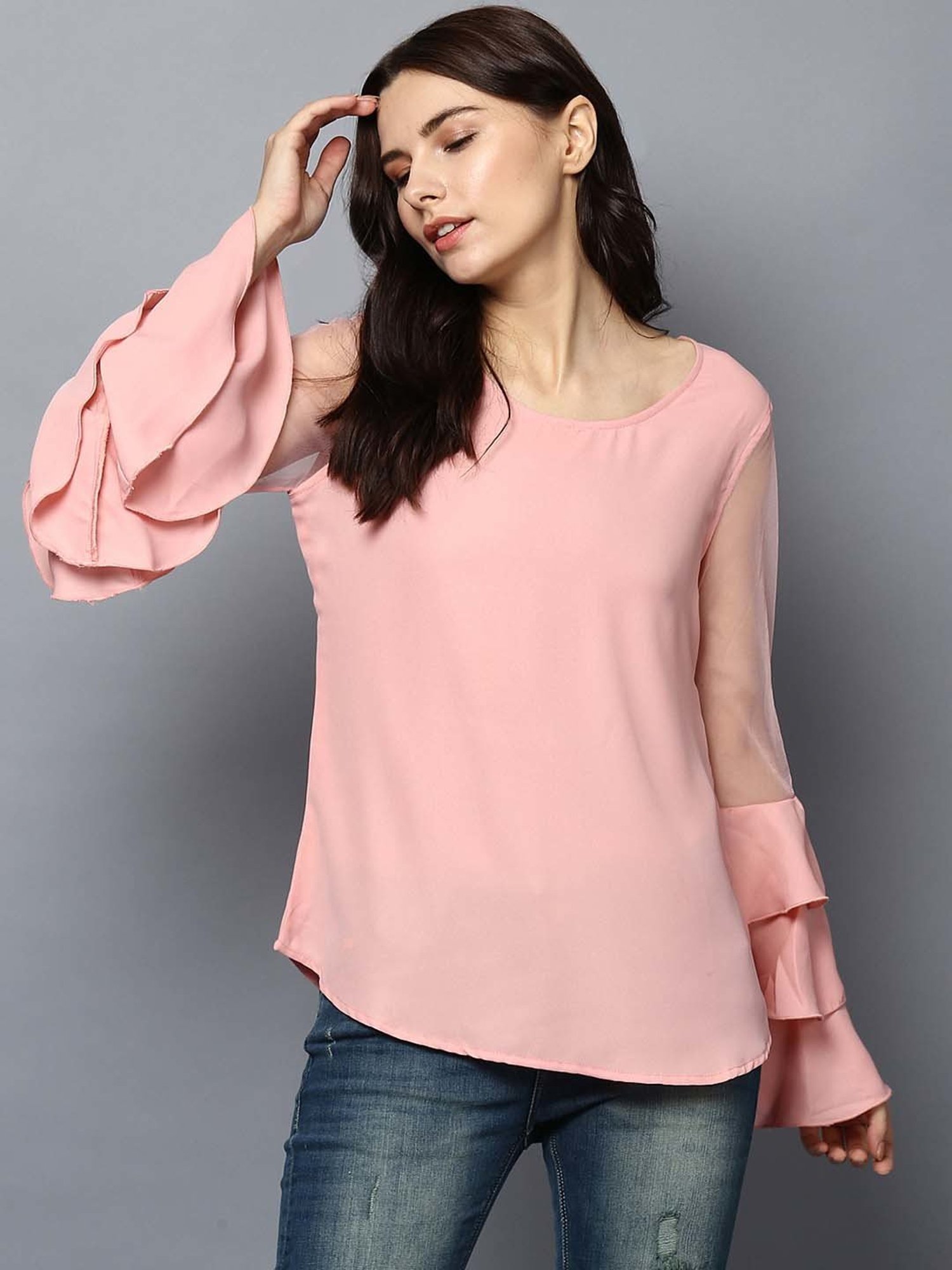 StyleStone Pink A-Line Top