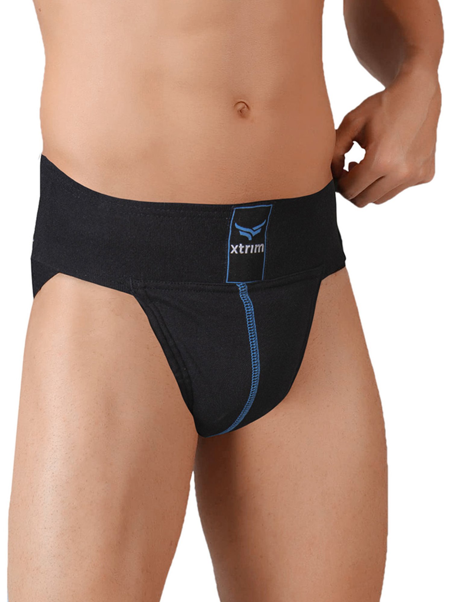 Xtrim Gym Supporter for Men (Black) Size - Large
