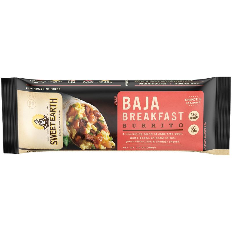 Sweet Earth Baja Frozen Breakfast Burrito - 7oz