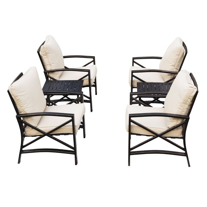6pc Steel Frame Patio Conversation Set - Patio Festival