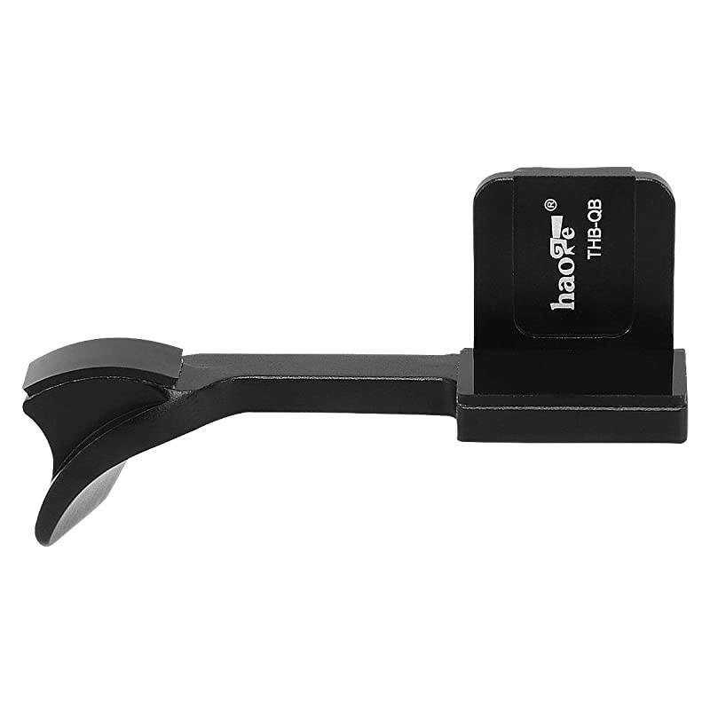 THBQB Metal Hot Shoe Thumb Up Rest Thumbs Up Hand Grip for Leica Q2 Camera Black