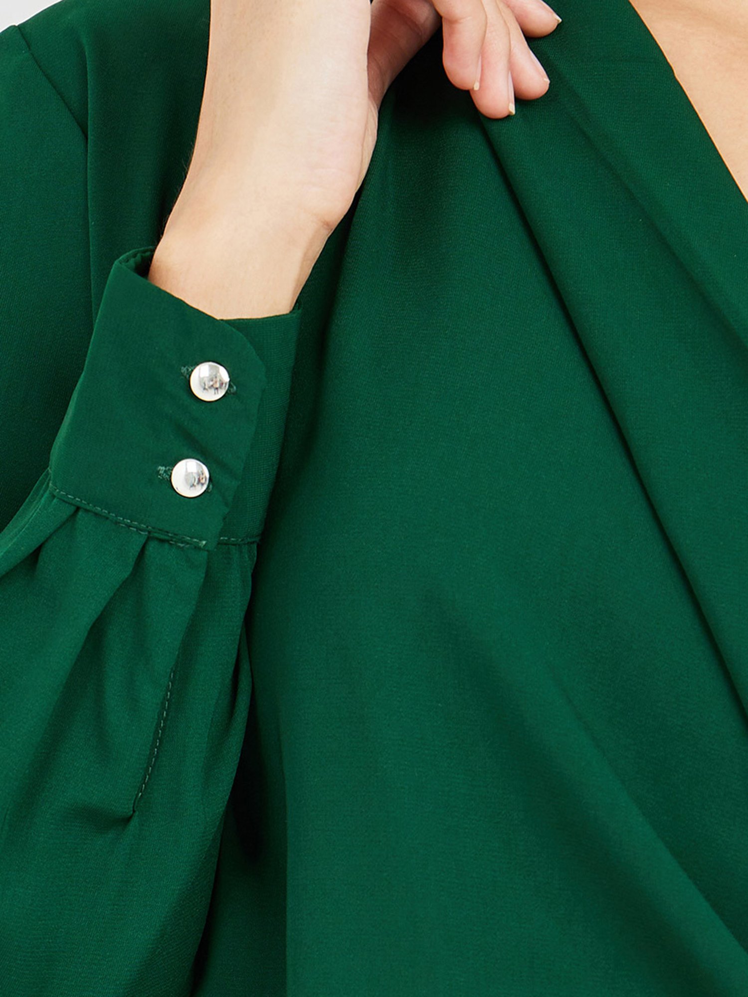 Styli Green Regular Fit Top