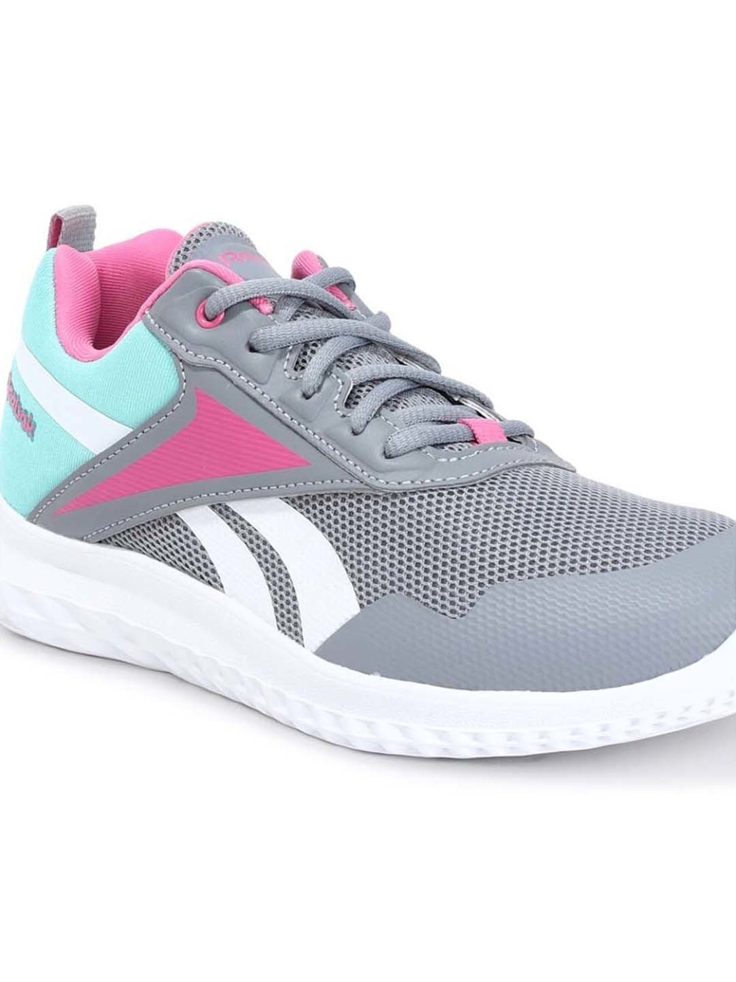 Reebok Kids Rush Runner 5 Grey & Pink Running Shoes